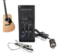 Per Chitarra Classica Folk - EQ-505 Per Acustica EQ 3 Bande - Materiale ABS | Equalizzatore 3 Bande 4 Pollici 120 g, Per Chitarra Acustica EQ EQ E Elettroacustica