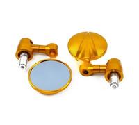 Per Chopper Per Bobber Per Cruiser Per Street Moto Da Strada 7/8 "22mm O 1/" 25mm Specchietto Retrovisore Per Estremità Manubrio Specchietti(Color-G)