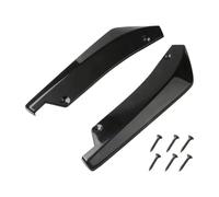 Per Chrysler 300 200 2005-2023 Paraurti Posteriore Spoiler Labbro Splitter Diffusore Kit Carrozzeria Protezione Minigonne Laterali Coperture Spoiler Gonna Laterale Estension(Black)