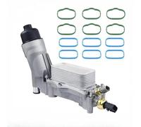 Per Chrysler 5184294AE 68105583AF Alloggiamento Adattatore Filtro Olio In Alluminio Radiatore Olio Con Guarnizione Sensore Radiatore Motore