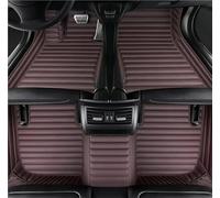 Per Chrysler Per Town Per Country 2008 2009 2010 2011 2012 Tappetini In Pelle Auto All Weather Impermeabile Set Completo Battitacco Tappetino(Striped Brown)