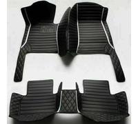 Per Chrysler Per Town Per Country 2008 2009 2010 2011 2012 Tappetini In Pelle Auto All Weather Impermeabile Set Completo Battitacco Tappetino(Striped Black White)