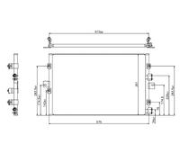 Per Chrysler PT Cruiser 2003-2010 AC Aria Radiatore Condensatore 13071AA01