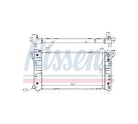 Per Chrysler Roulotte Dodge Caravan 4682588 5191924AA Radiatore Acqua Motore