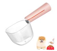 per cibo per cani,per cibo per cani Bilancia con manico in materiale | 1 per alimenti per animali domestici, cani, gatti, cuccioli, Rosa