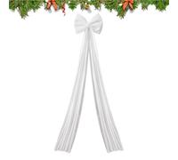 per cime di albero di Natale - Velluto oversize da 2 m, decorazione stagionale, funzione di vacanza , vetrina con grande nastro, elegante punto culminante invernale | Natale sublime i
