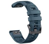 Per cinturino in silicone bicolore QuickFit da 26 mm e 22 mm per Garmin Fenix E 8 7X 7 6 6X per Epix Pro Gen 2 51 mm e 47 mm per accessori per cinturini per orologi Tactix, blu navy, 22 mm, per Feni