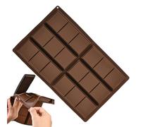 per cioccolatini, 6 cavità, stampo a barra profonda, stampo in silicone, facile da rimuovere per casa, compleanno, Natale, matrimonio, Halloween, feste, vacanze, per compleanno, Halloween
