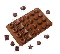 per cioccolatini in silicone, 24 cavità, utensili da cucina per la casa, per panettieri domestici, caramelle, budini, gelatine, fondenti, dessert, decorazione per torte, pianificatori di feste