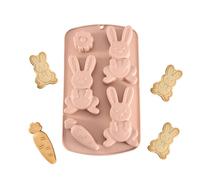 per Cioccolato di Pasqua Forma di Coniglio 3D Antiaderente