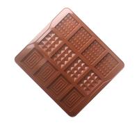 Per Cioccolato | Forma Piazza 12 Cavità Riempita | Stampo Antiaderente | Per Uso In Cucina Durante Le Vacanze E Le Feste Per Dessert Dolci Biscotti E