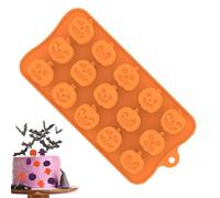 per Cioccolato Halloween | per Dolci Halloween | Stampo con 15 Cavità Sicuro per Microonde per Gelatina Sapone Decorazione Torta Pastella Caramelle Gommose Mini Candela