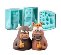 per Cioccolato in Silicone,Antiaderente per Alimenti Fai Da Te | Resistenti al Calore Divertenti per Pasta Zucchero - per Decorazioni Creative Dolci Sapone Cucina Festa Compleanno