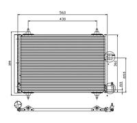 Per Citroen Berlingo G 2003-2008 AC Aria Radiatore Condensatore 6455AT
