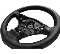 Per Citroen C1 MK1 2005-2013 Nera Vera pelle Italiana Volante Cover Nuova