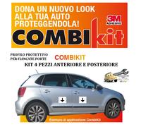 Per Citroen C3 5 porte 2009-2016 Kit 4pz Profilo Protettivo Porte Anteriore+Post