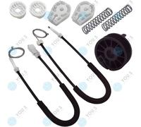 Per CITROEN C3 Pluriel Kit Riparazione Alzavetro Cavo - Posteriore Destro