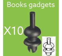 Per Citroen C4 Cactus Kit 10pz Aggancio Clip x Tiranti Cappelliera Pianale Post.