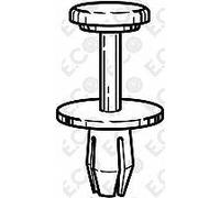 Per Citroen C4 Kit 50pz Rivetto in Plastica Nero Fissaggio Locari Passaruota