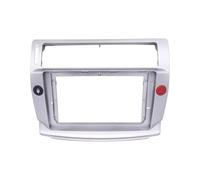 Per Citroen C4 LA LC Per C-Triomphe Per C-Quatre 2004-2014 Mascherina Autoradio Da 9 Pollici Adattatore Montaggio Pannello Audio POMPOMPUR(Only silver Frame)