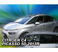 Per CITROEN C4 PICASSO MK2 2013 - 2019 Deflettori aria set 4 pezzi HEKO 12259