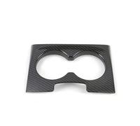 Per Citroen C5 Per Aircross 2017-2021 Copertura Supporto Tazza Dell'automobile Decorazione Cornice Center Console Slot Tazza Proteggi Trim(Carbon texture)