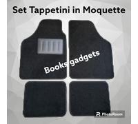 Per Citroen E-Mehari dal 2016 Set Tappetini Moquette Adattabili C/Battitacco Ner