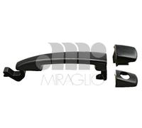 Miraglio Maniglia apriporta 80/566 anteriore Dx plastica nera per Fiat, Peugeot, Citroën