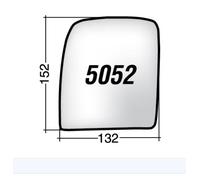 Per Citroen Jumpy 2007-2016 Vetro di Ricambio Sx per Specchio Retrovisor 132x152