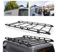 per Citroen Jumpy (VF7 | G9) LONG 2007-2016 Piattaforma da tetto Nero Verniciato