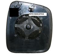 PER CITROEN NEMO DAL 2008> VETRO + PIASTRA DX CROMATO X SPECCHIO RETROVISORE