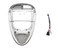 Per CITROEN Per XSARA Per PICASSO 1999-2010 Mascherina Per Autoradio Android Da 9 Pollici Cornice Per Lettore Stereo 2 DIN Pannello Cruscotto RESPUNEKBAH(Silver cable)