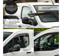 per Citroen Spacetourer 2016- Deflettori i finestrini laterali anteriori