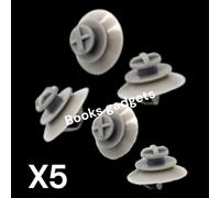 Per Citroen Spacetourer da 4/2016 Kit 5 Bottone Clip Modanatura-Fiancata 856562