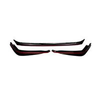 Per Civic 11Gen SI 2022 2023 2024 Paraurti Anteriore Labbro Inferiore Mento ABS Parte Finitura Kit Carrozzeria Spoiler Deflettore Labbro Paraurti Anteriore Auto(Black Red)