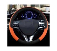 Per Civic 2004 2005 2006 2007 2008 2009 2010 2011 2012 2013 2014 2015 Coprivolante Auto In Ecopelle PU Da 38 Cm(Orange)