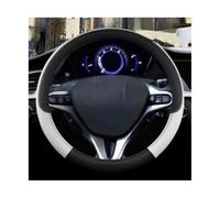 Per Civic 2004 2005 2006 2007 2008 2009 2010 2011 2012 2013 2014 2015 Coprivolante Auto In Ecopelle PU Da 38 Cm(Bianca)