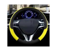Per Civic 2004 2005 2006 2007 2008 2009 2010 2011 2012 2013 2014 2015 Coprivolante Auto In Ecopelle PU Da 38 Cm(Giallo)