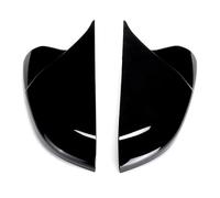 Per Civic 2016-2019 Vista Posteriore Copertura Dello Specchio Copertura Dello Specchio Forma Corno ABS Gloss Nero Specchio Laterale Tappi Retrovisori(Black)