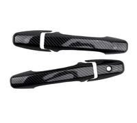 Per Civic Coupe 2 Porte 2006-2011 Auto In Fibra Di Carbonio Stile Maniglia Esterna Porta Modanatura Copertura Trim Decor Car Styling Maniglia Apriporta Auto