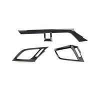 Per Civic Gen 10th 2016 2017 2018 2019 2020 Rivestimento Coperchio Presa D'aria AC Sul Lato Centrale Cruscotto Dell'auto Decorazione D'interni(Carbon fiber texture)