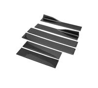 Per Civic Per Benz Per BMW ABS 2M/2.2M Minigonne Laterali Universali Pannelli Sottoporta Splitter Per Labbra 6 Pezzi Spoiler Laterali Gonna Laterale Estension(Carbon fiber 2m)
