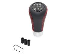 Per Civic Per MISURA Per CITTÀ Per CRV Universale 5/6 Velocità Manuale Pomello Cambio Leva Cambio Stick Rosso Nero Stitche cuffia leva cambio(Red Line 5 Speed)