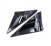 Per Civic Type R Hatchback 2019 2020-2021 1 Paio Feritoie Finestrini Persiana Presa Aria Scoop Shades Cover Trim Pilastri lucidati(Aspetto fibra di carbonio)