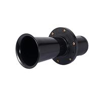 per Clacson Aoogah, 12V 110DB Auto Car Truck Antique Vintage Old Style Beep Car Horn Siren AHH OOO GAH AHOOGA OOGA Nero OOGA (Argento) (Nero) (Nero)