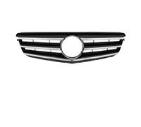 Per Classe C W204 2008-2014 C180 C200 C350 S204 Griglia Paraurti Anteriore Stile AMG GTR Nero Lucido Griglia Anteriore Dell'auto(Sport-Chrome Black)