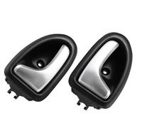 Per Clio 2000-2009 2/3-4/5 Porte Argento Opaco Maniglie Auto All'interno Maniglia Interna Della Porta Maniglia Interna Porta Sinistra Destra Maniglia Porta Interna(1Pair)