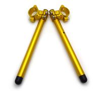 Per Clip-On Manubri Riser Regolari Oro CNC Da 37Mm Coppia US Per Yamaha YZF