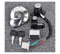 Per CMX250 Per Rebel 1985-2014 CA125 1995-1999 CMX 250 Chiave Blocco Dell'interruttore Accensione Set Serrature Moto Coperchio Carburante Interruttore accensione della motocicletta