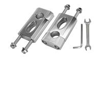 Per Coleman Bt200x Ct200 SSR125 Per Razor MX350 MX650 Dirt Pit Bike Moto Riser Manubrio Da 7/8" Per Montaggio Rialzo Manubrio Per Moto(D'argento)